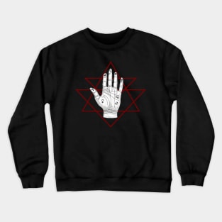 Palm Reading Crewneck Sweatshirt